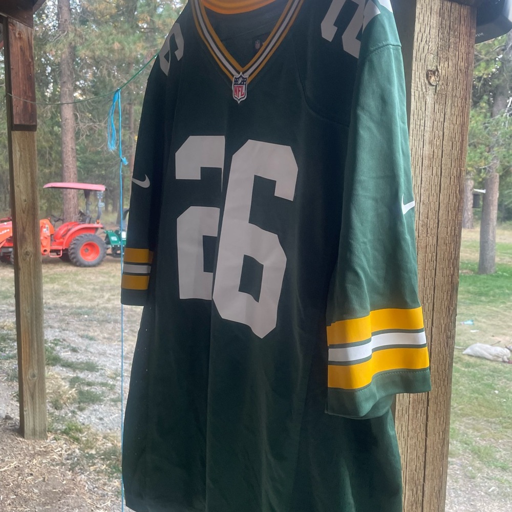 NFL Green and Yellow On-Field Jersey